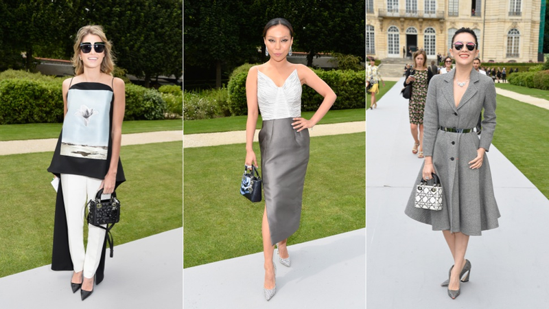 Illustration for article titled What Celebrities Wore to This Week's Couture Shows